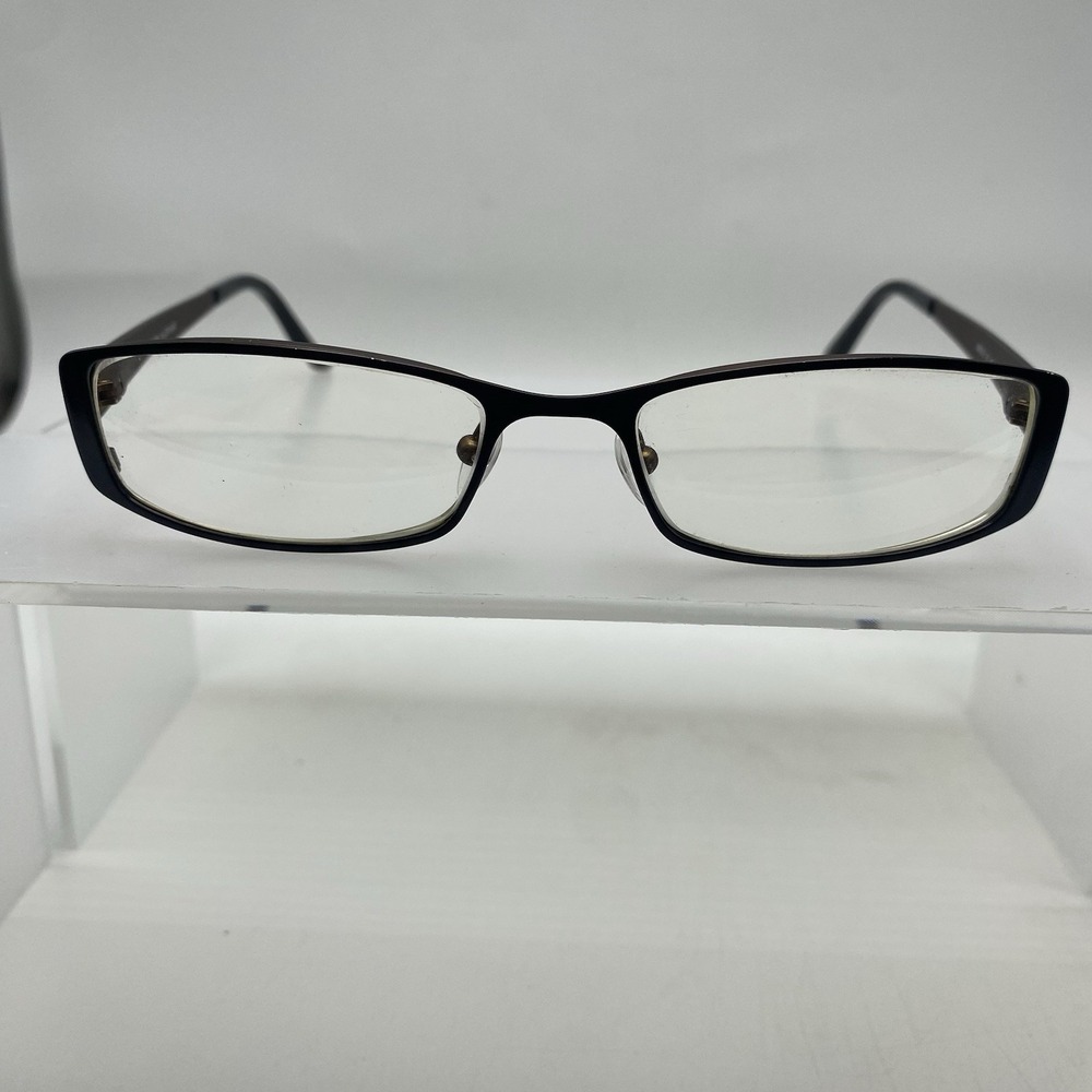 Jill Stuart Eyeglasses FRAMES ONLY JS005-2 50-17-135 Black Brown 216
